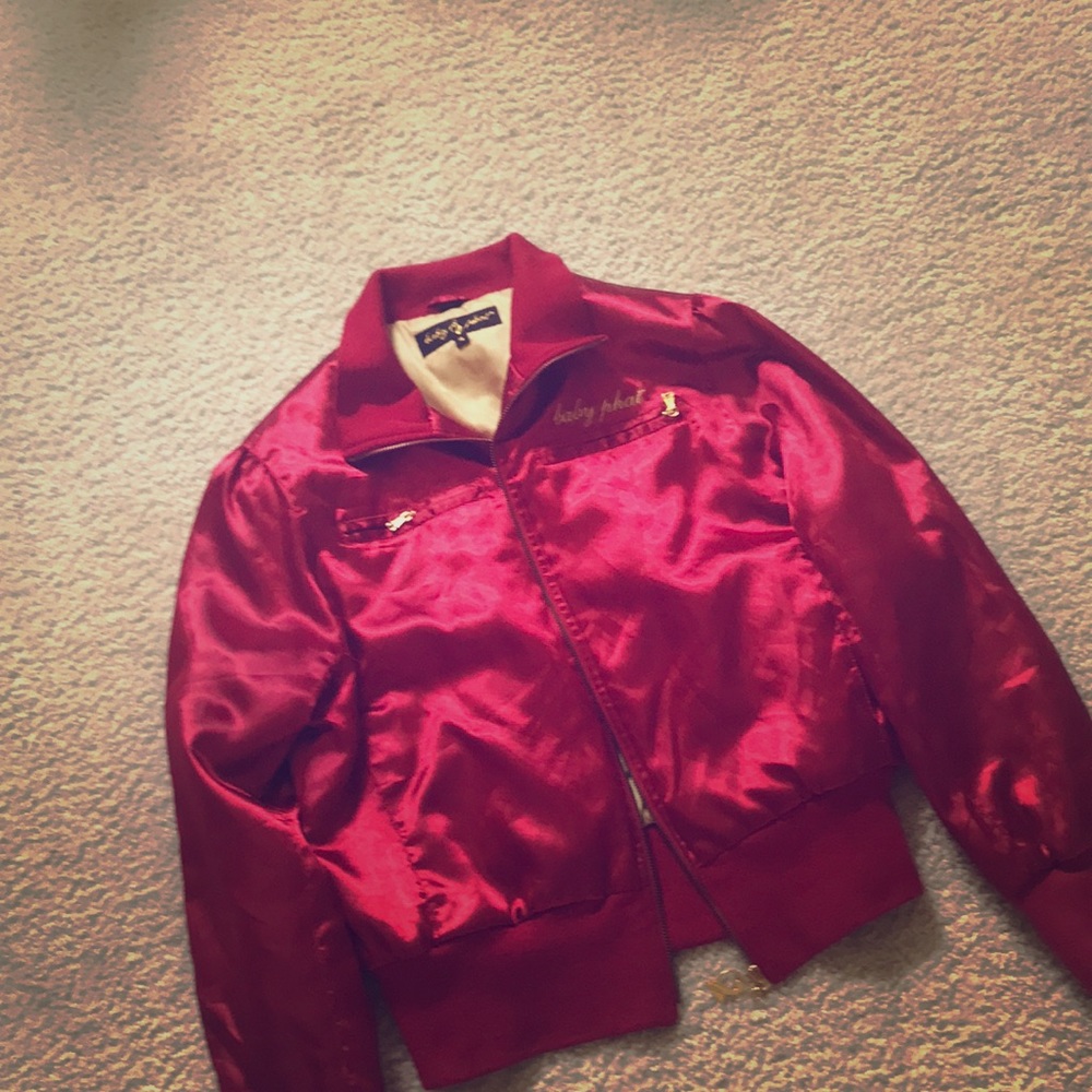 🌹 Vintage Red Bomber Jacket 🌹